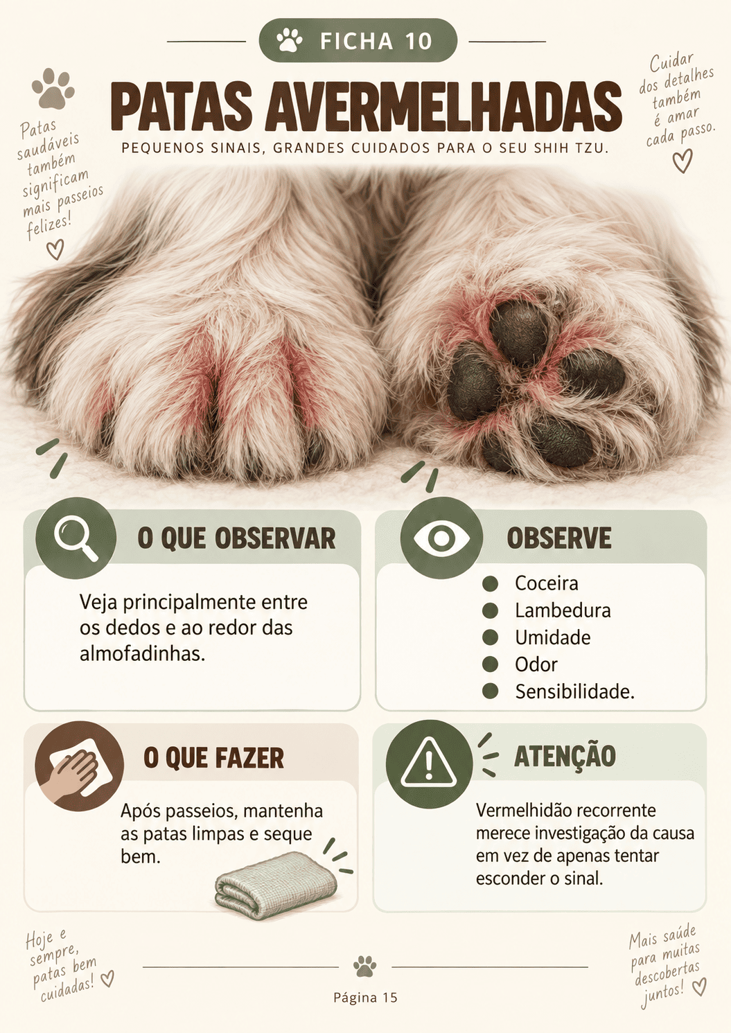 Ficha · Pele e Patas